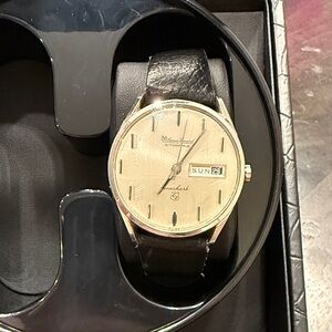 Elegant Black and Silver Watch